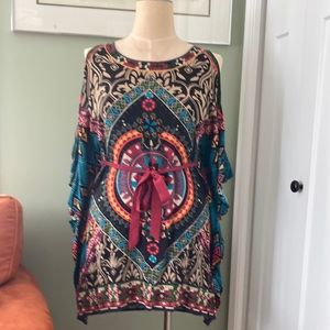 Flying Tomato cold-shoulder tunic